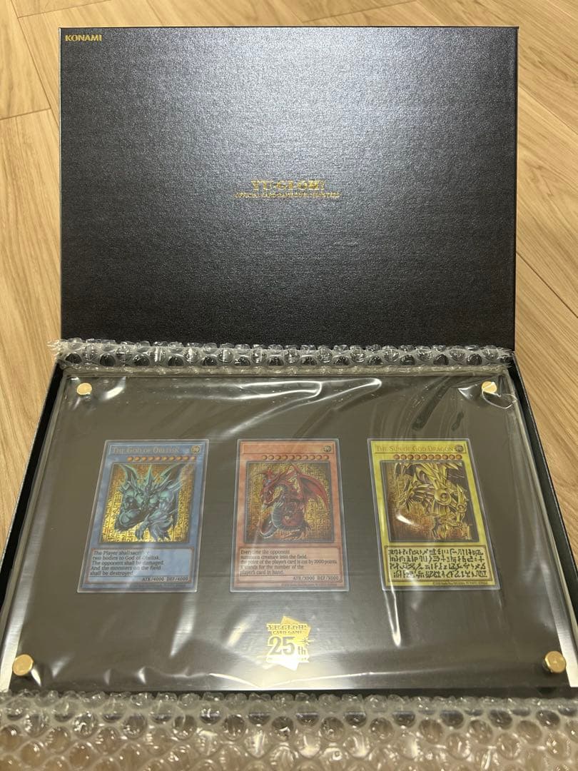 遊戯王OCG 20th 三幻神 ステンレス製カード セット No.16689