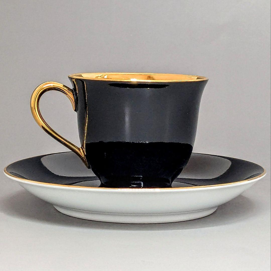 オールドノリタケ ゴールド ハーレクインキャビネットカップ&ソーサー マルキ印