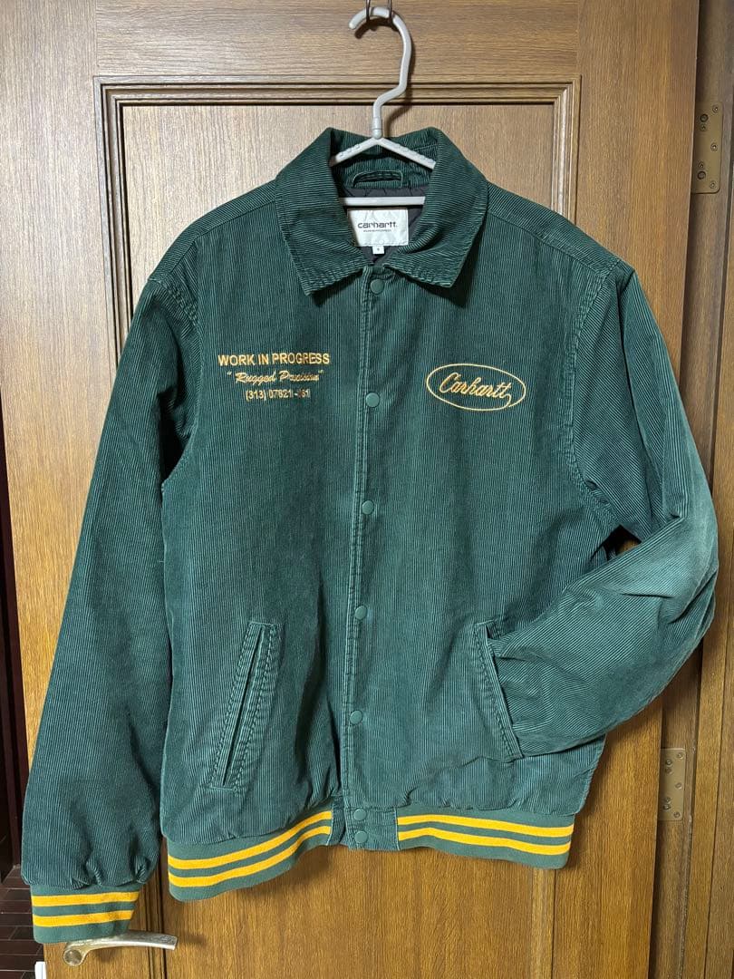 【希少品】Carhartt コーデュロイジャケット ダークグリーン