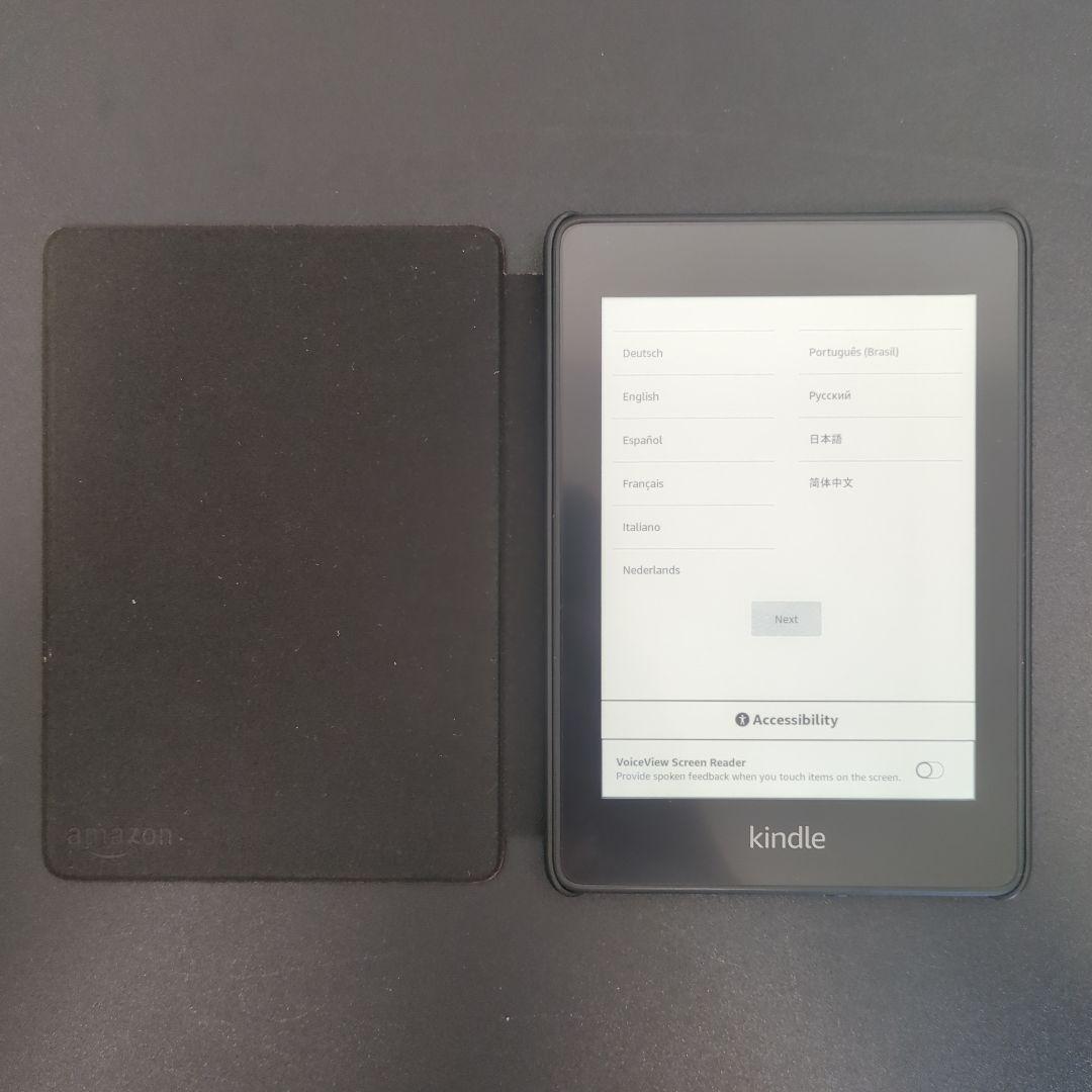 Amazon Kindle 6インチ 10世代　レザーケース付き