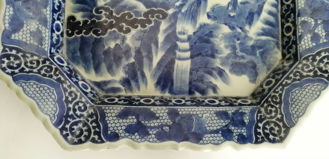 古伊万里　角皿