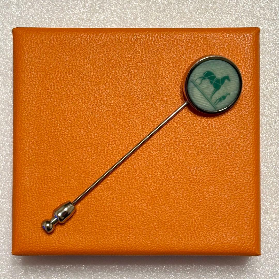 R工房さま エルメス コロゾ ピンブローチ ピンバッジ シルバー