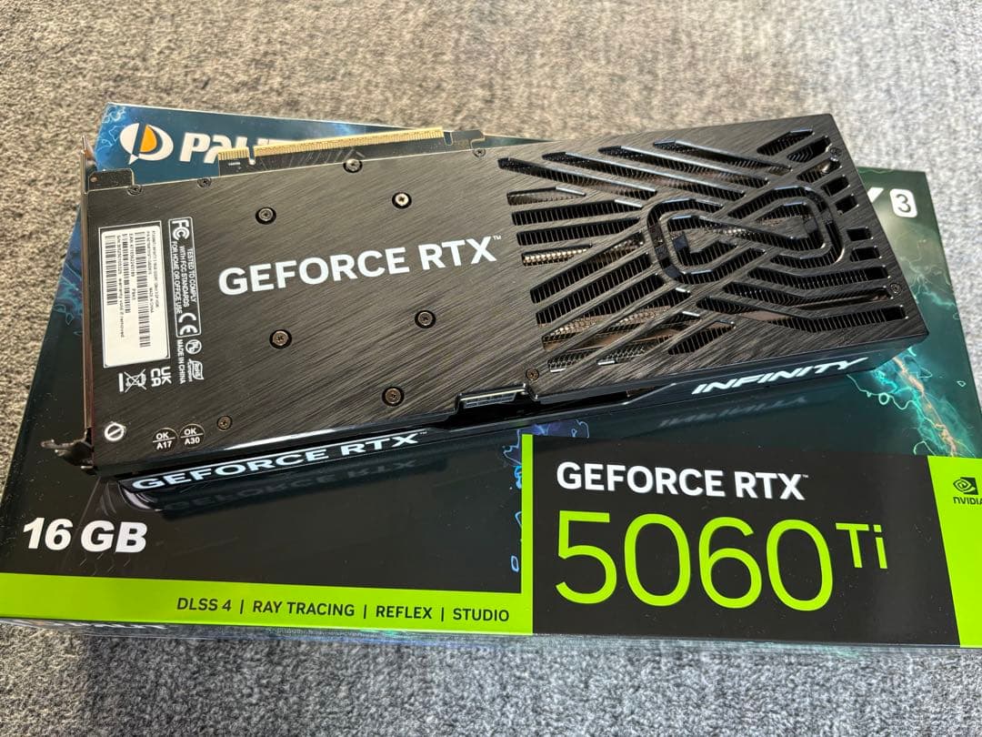 グラフィックボード・グラボ・ビデオカード PALIT GeForce RTX 5060 Ti 16GB