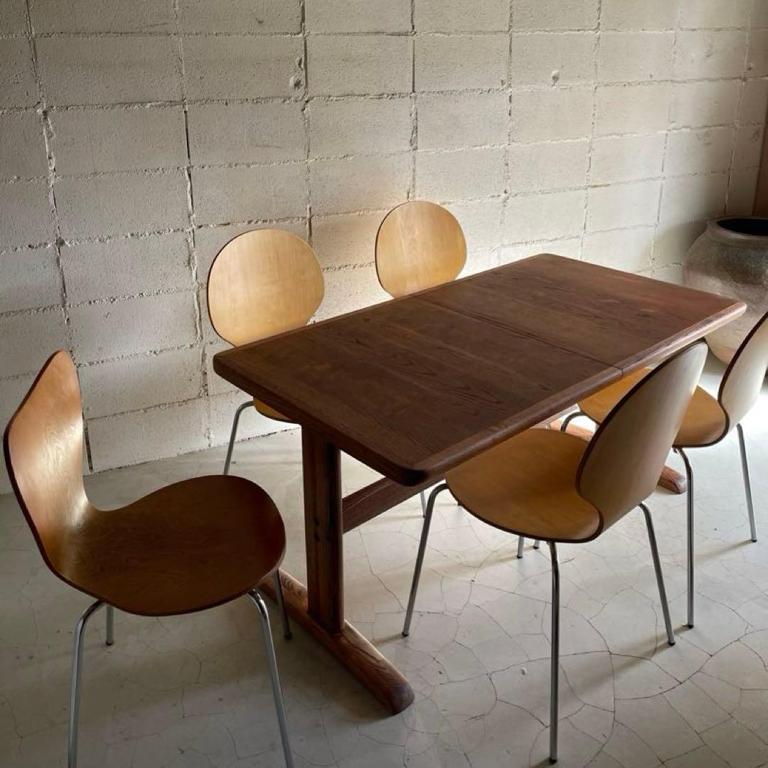 ibata イバタインテリア　エクステンションテーブル　格納式　飛騨の家具　国産