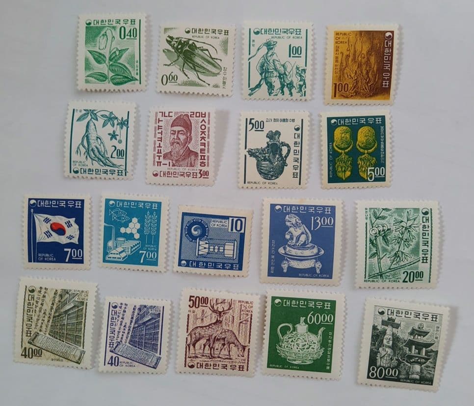 2809　切手　海外未使用　普通切手　全18枚