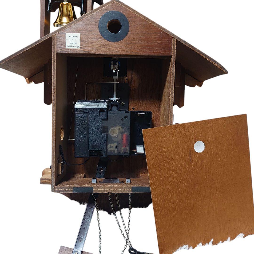 【訳あり】 CITIZEN 鳩時計 ポッポ時計 メルヘンハウス 壁掛け時計