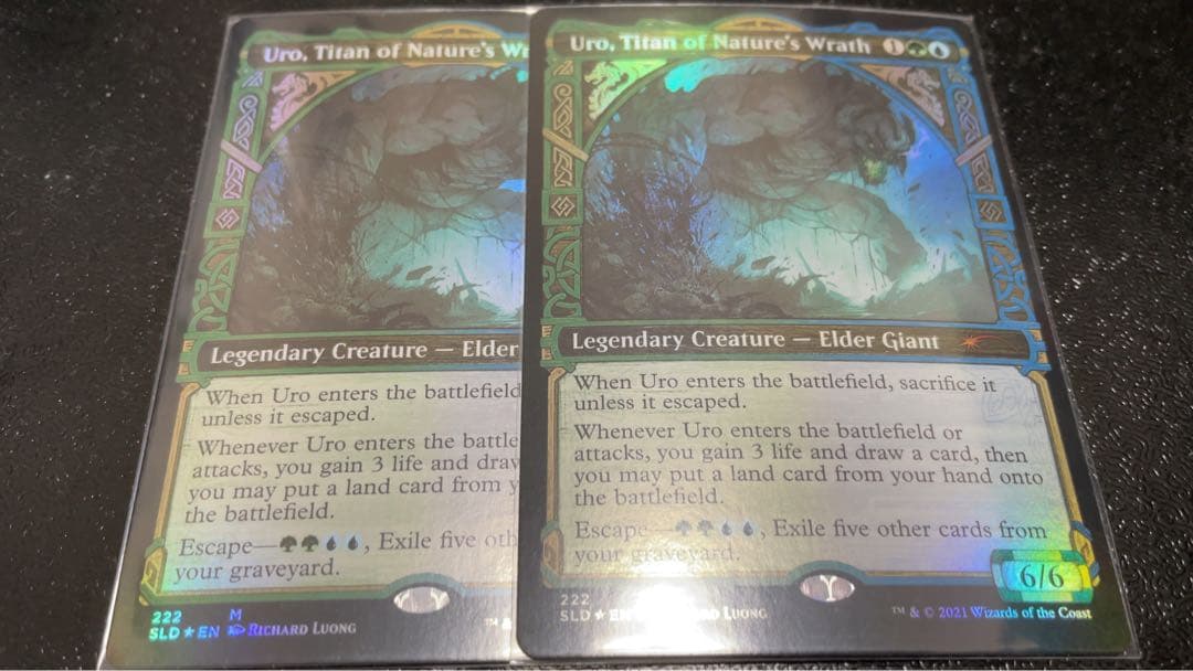 MTG 自然の怒りのタイタン、ウーロ 2枚セット Foil