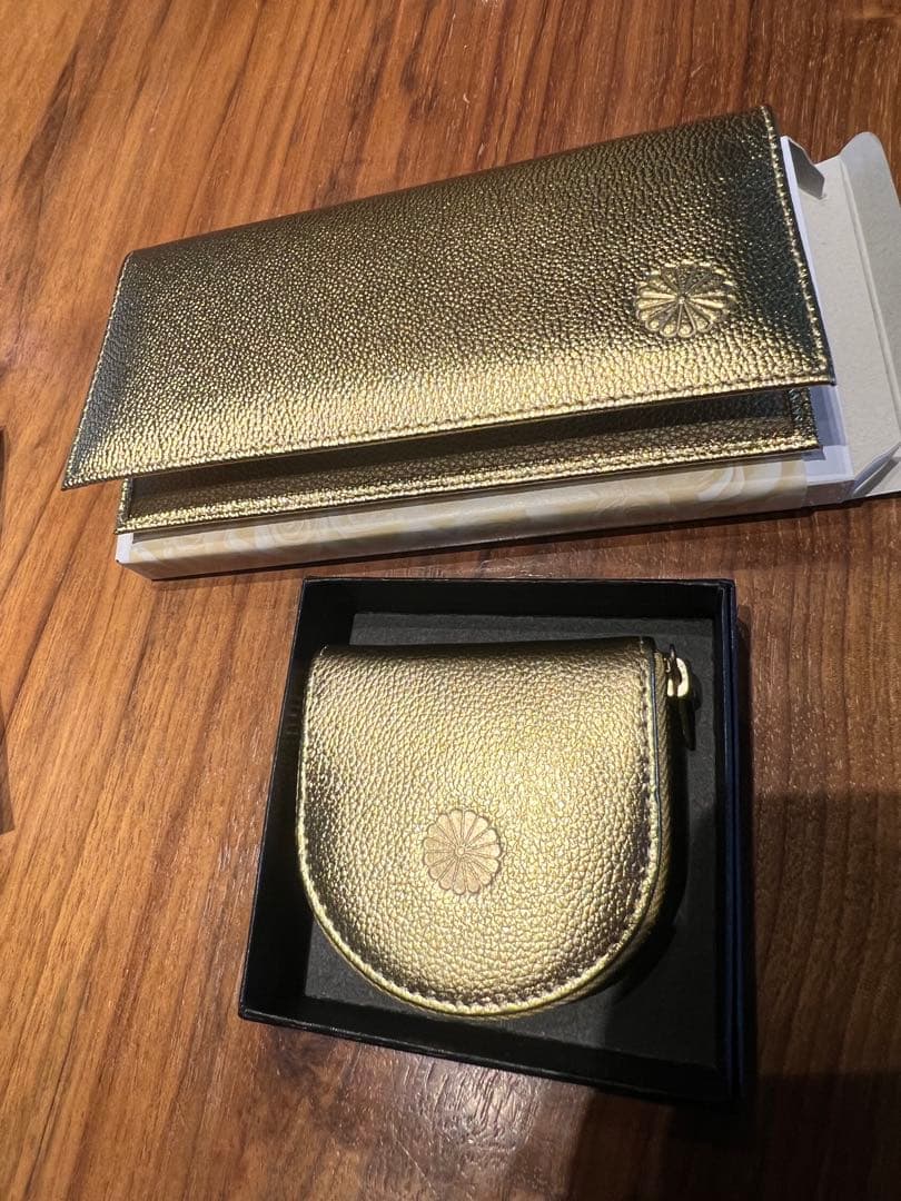 皇室　金運　財布セット　ゴールド　長財布　限定　人気色