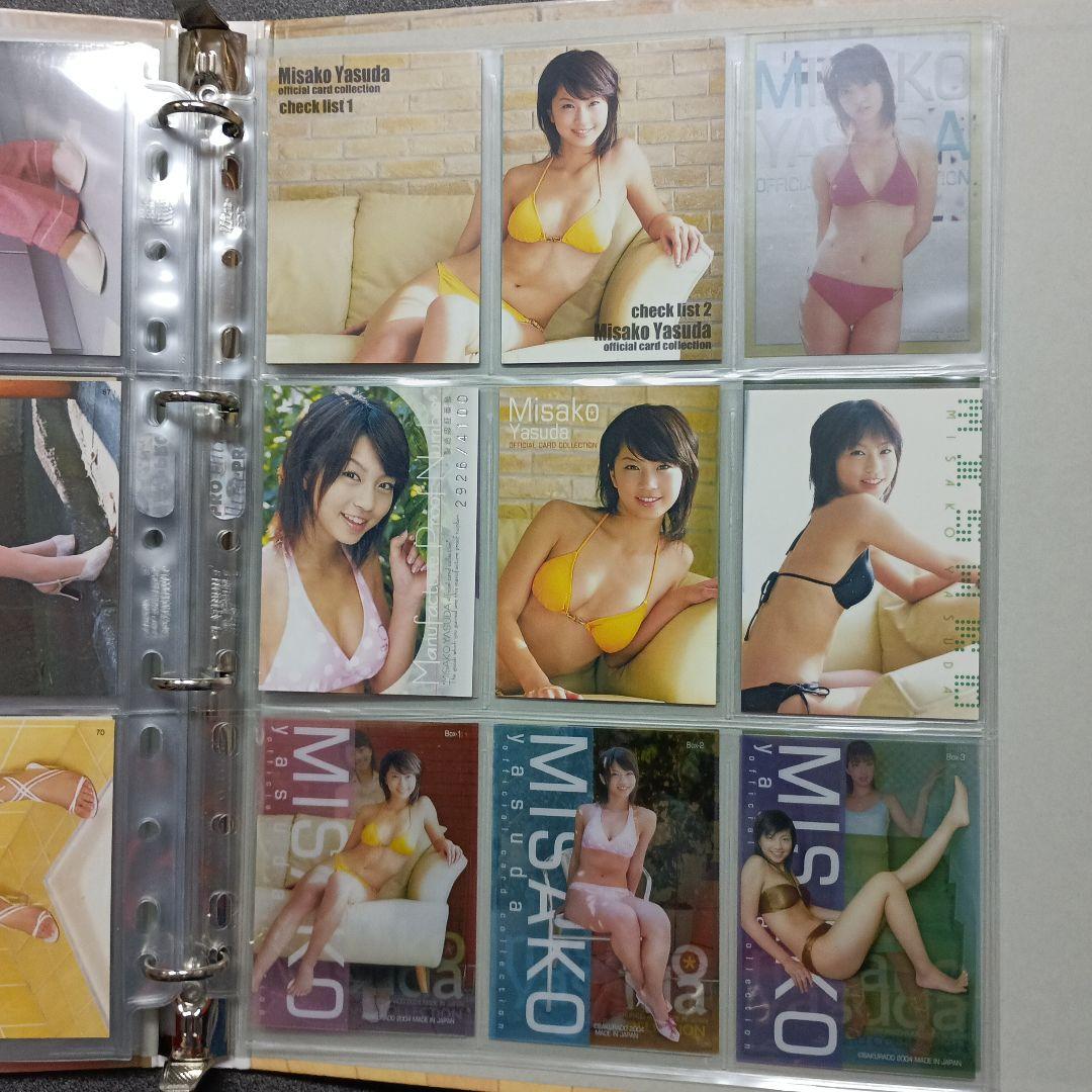さくら堂2004安田美沙子SP込みコンプリートとバインダー89種類　トレカ