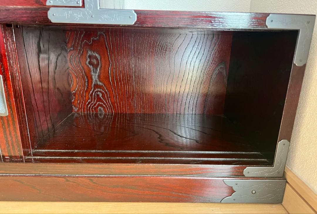 トモ美品　欅産業　仙台箪笥階段箪笥