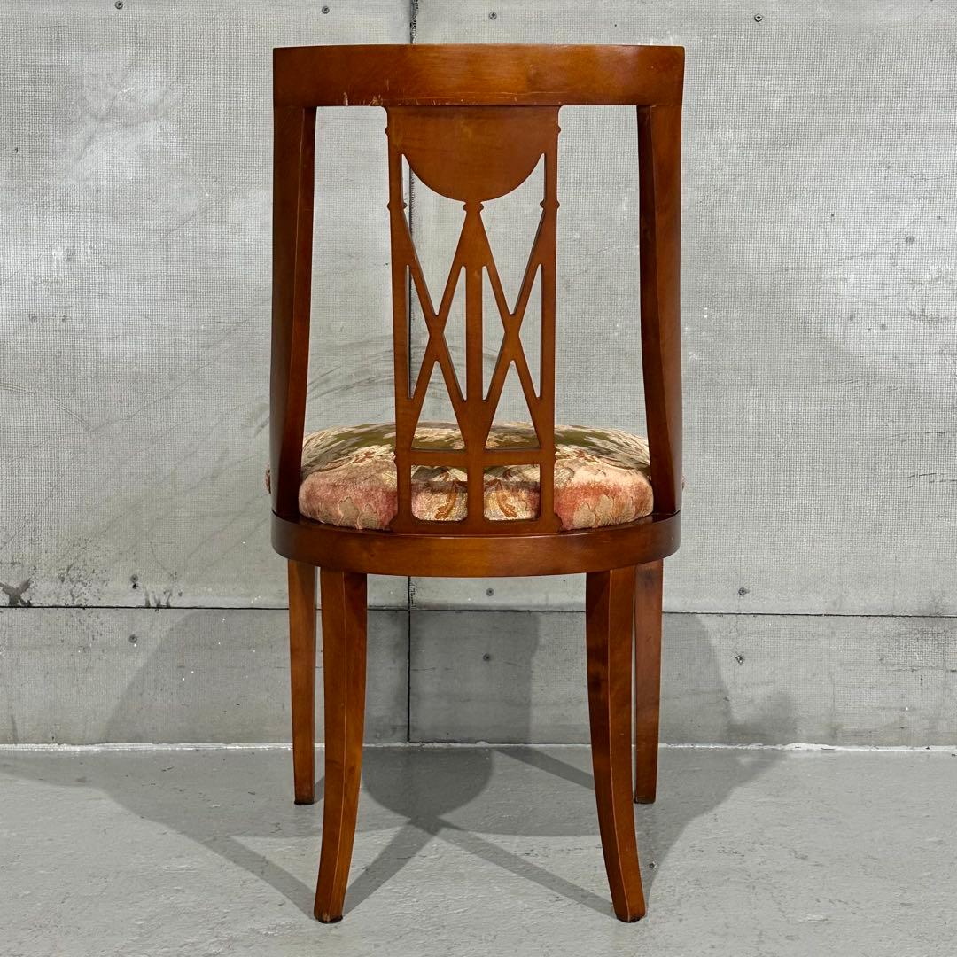 ✦ネオクラシカル様式✦透かし彫り×メダリオン装飾 ダイニングチェア アンティーク
