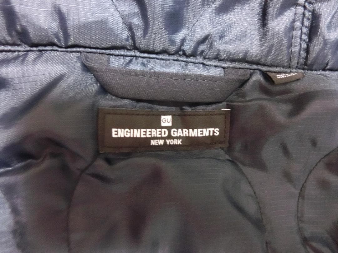 GU ENGINEERED GARMENTS パデッドシェルパーカ ネイビー