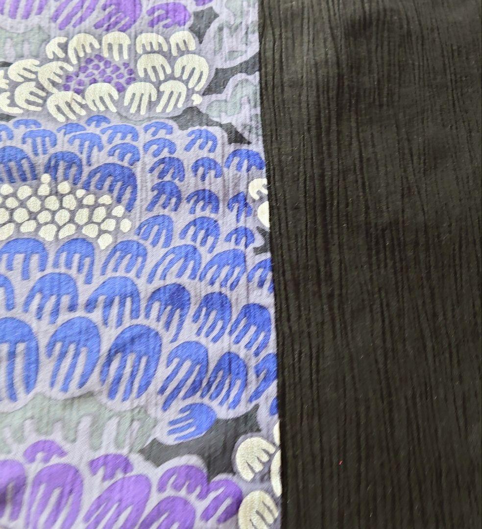 ★j SOU・SOU サルエルパンツ 和柄 黒 紫 ワイド ユニセックス 京風