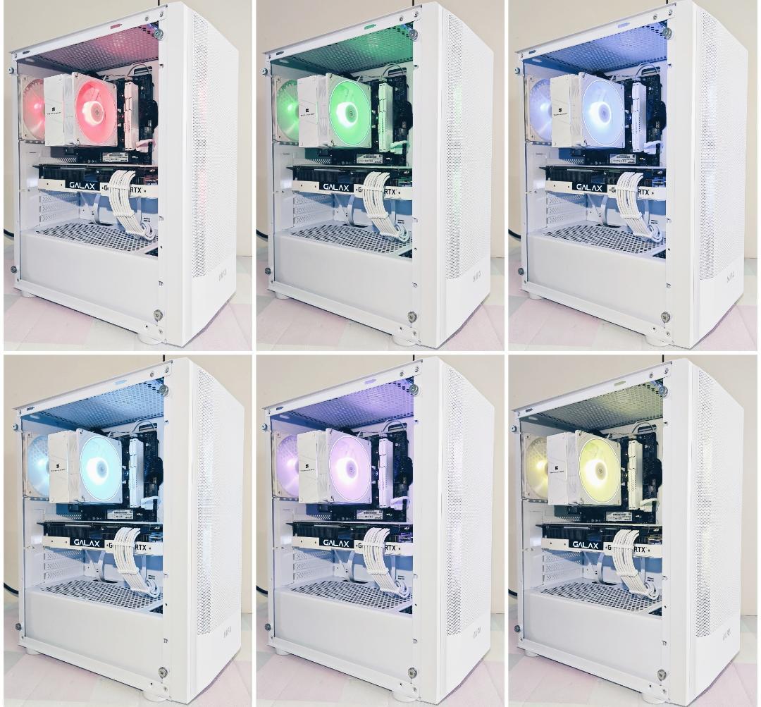 【美品】ゲーミングPC白 RTX2070 Ryzen5 5600