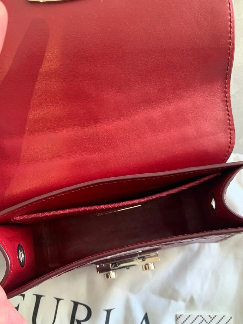 フルラ メトロポリス クロコダイル　バッグ