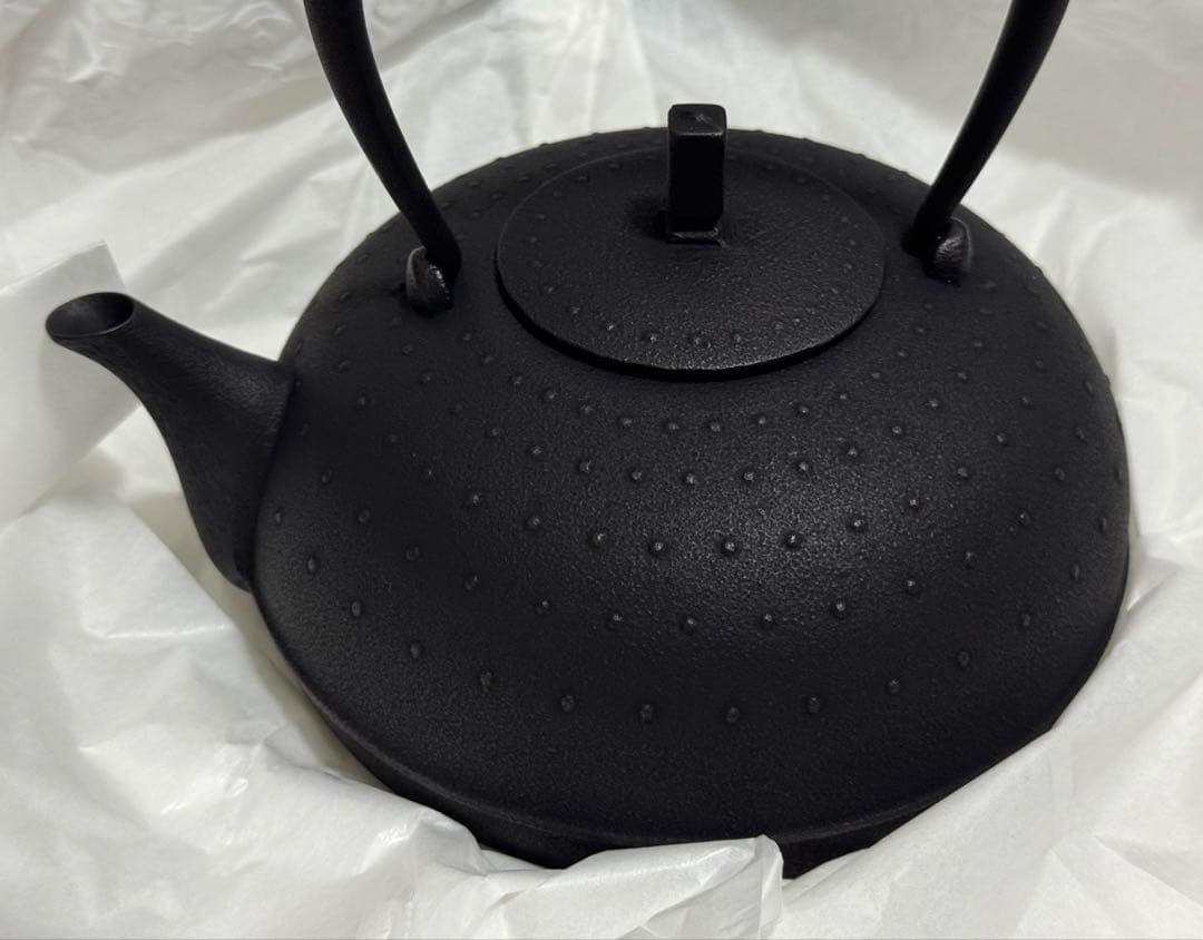 【新品未使用】鉄瓶 南部鉄器 空間鋳造 Sayu 小 400ml（満水0.5L）