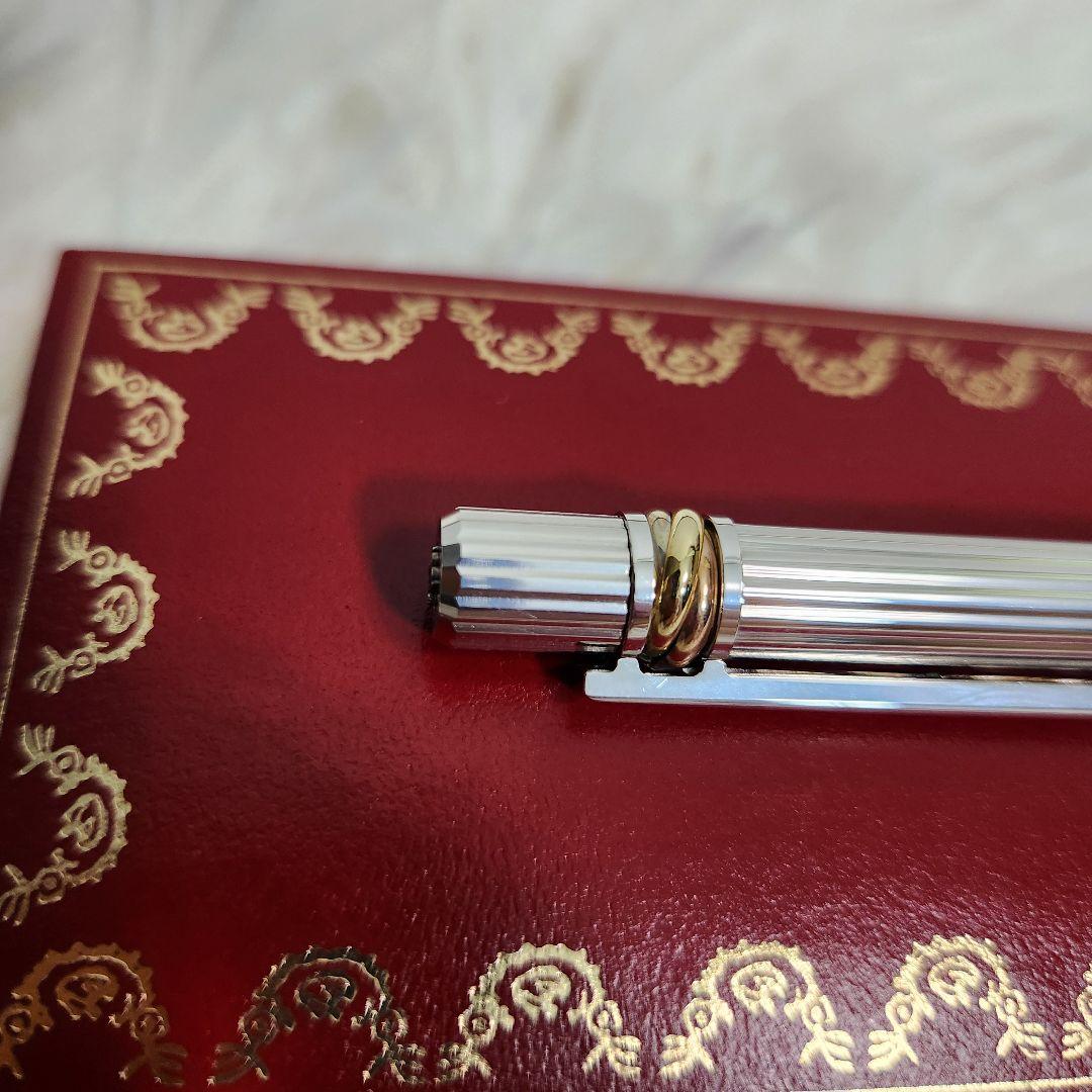 【極美品】Cartier must de Cartier ボールペン シルバー