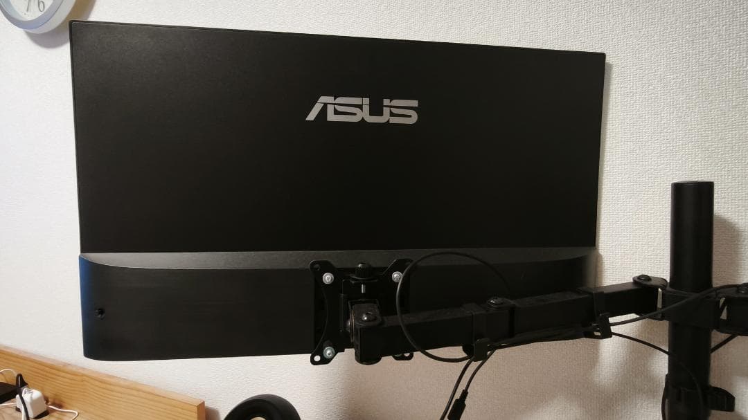 ASUS VZ27EHF 27インチ　2台　モニター用アーム　HDMIケーブル