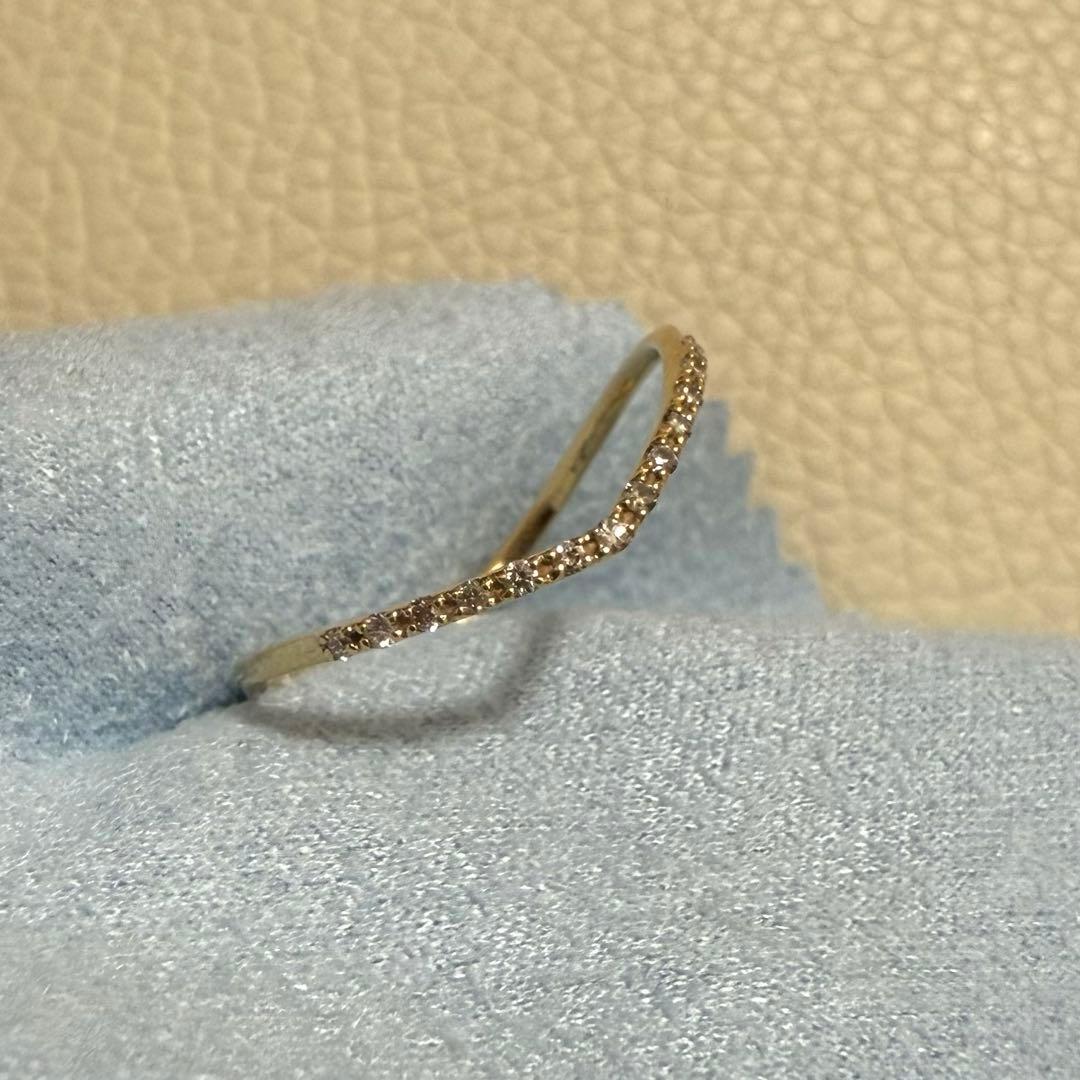 アガット agate K18ダイヤモンドリング