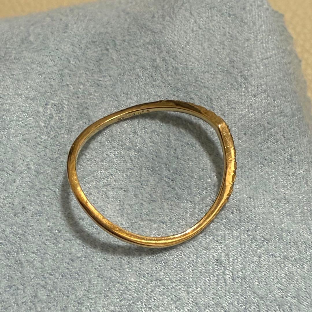 アガット agate K18ダイヤモンドリング