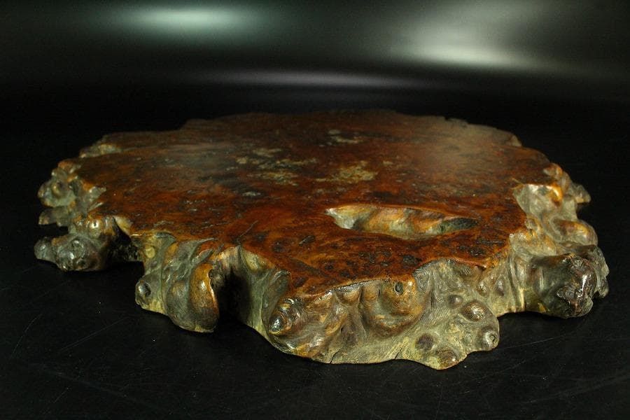 自然木 葡萄木 敷き板 時代物(K-A716)