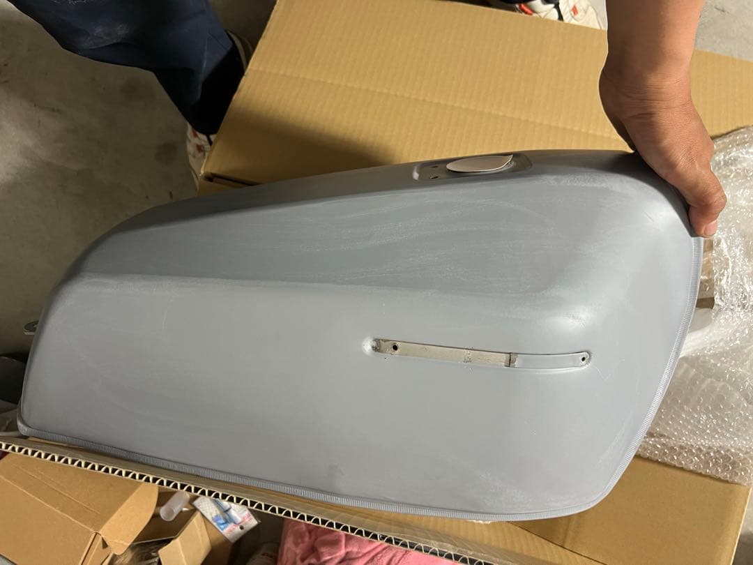 XJ400用 FXタンク加工済 新品コック付き