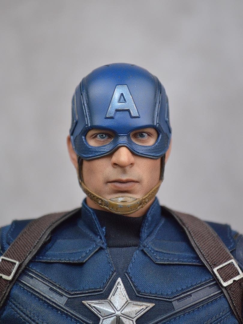 ホットトイズ キャプテン・アメリカ バトル版 シビル・ウォー 1/6 フィギュア