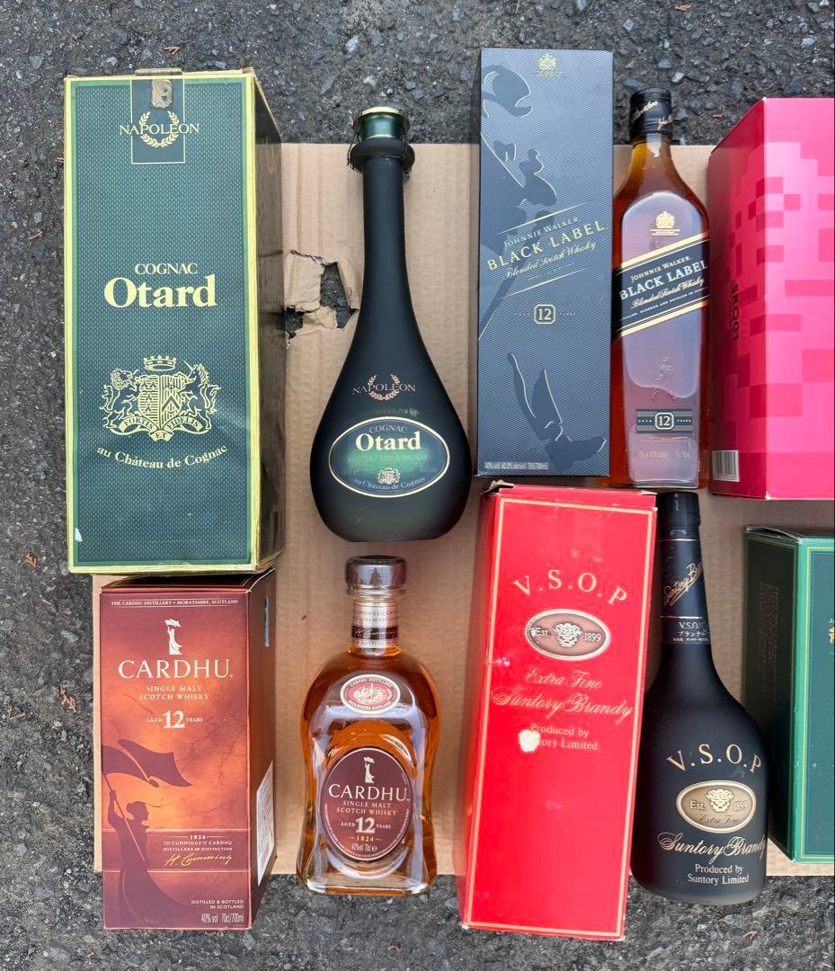 t*5様 未開封　ブランデー・ウイスキー まとめ売り