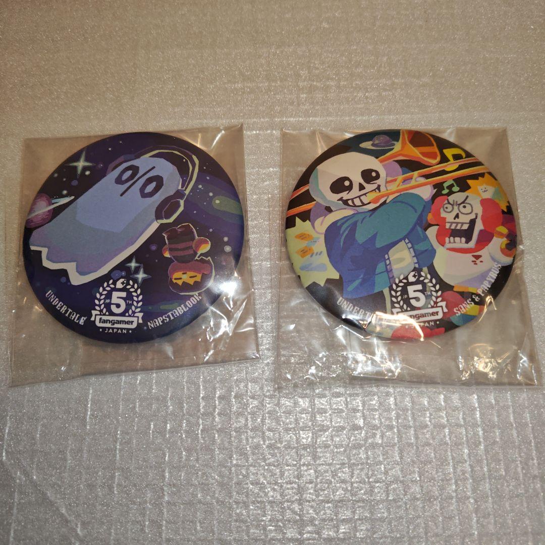 fangamer JAPAN 5周年記念 缶バッジ Undertale セット