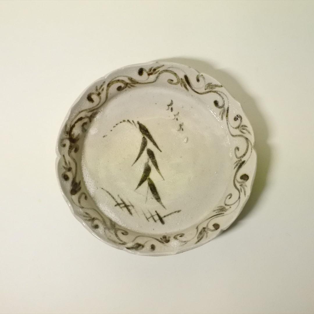 江戸前期　志野織部　皿　骨董品　アンティーク