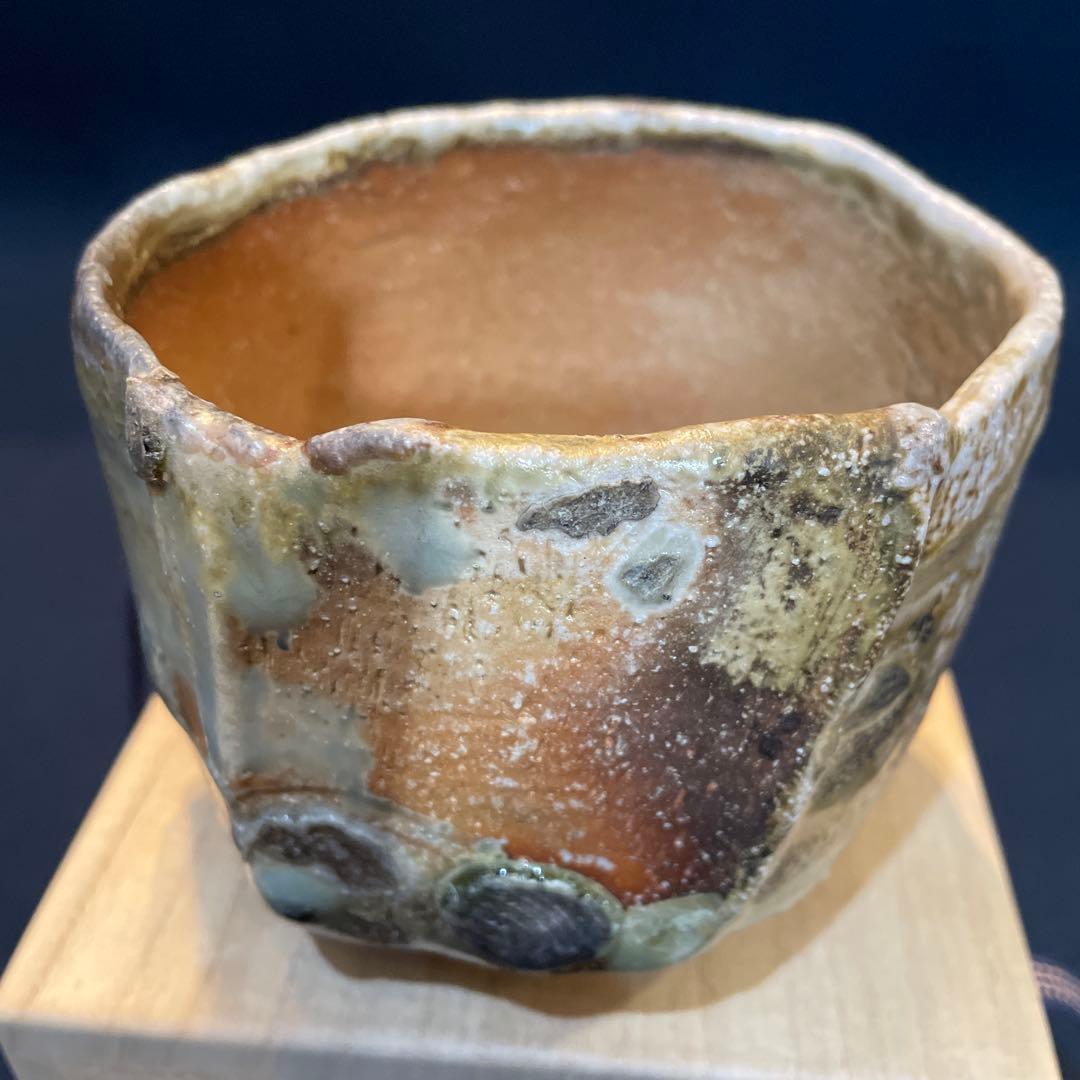 【谷本 洋】氏の作品『伊賀茶碗』です。共箱 共布 茶道具 茶碗※本物保証