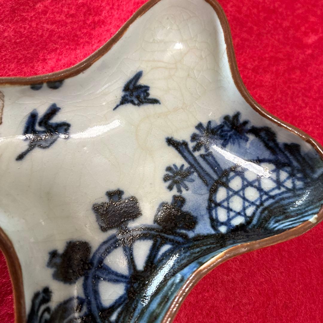 古伊万里　染付　豆皿　小皿