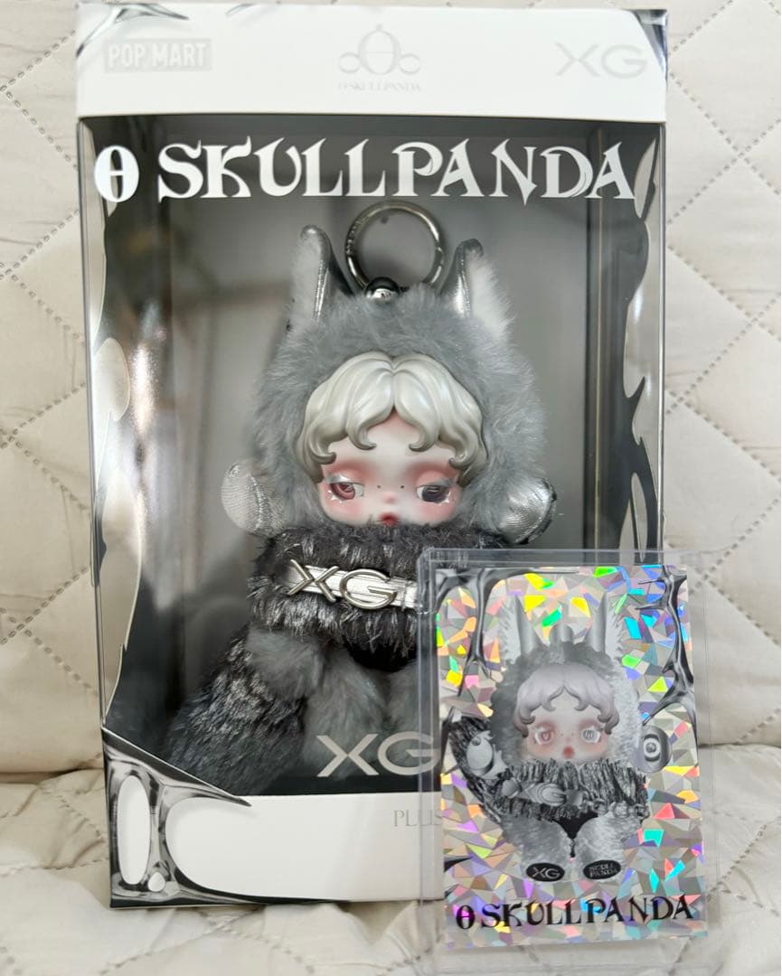 SKULLPANDA XG ぬいぐるみ・マスコット 日本限定　カード付き 美顔