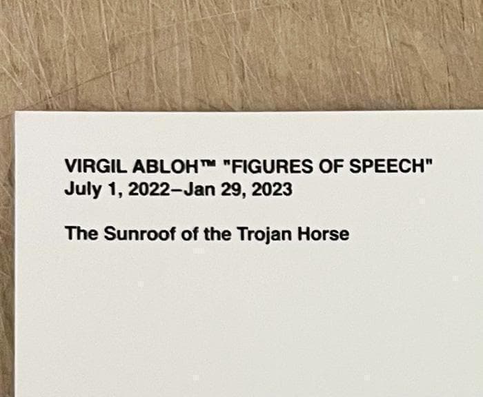 限定マット額装品ヴァージル・アブロー/Virgil Abloh Speech09