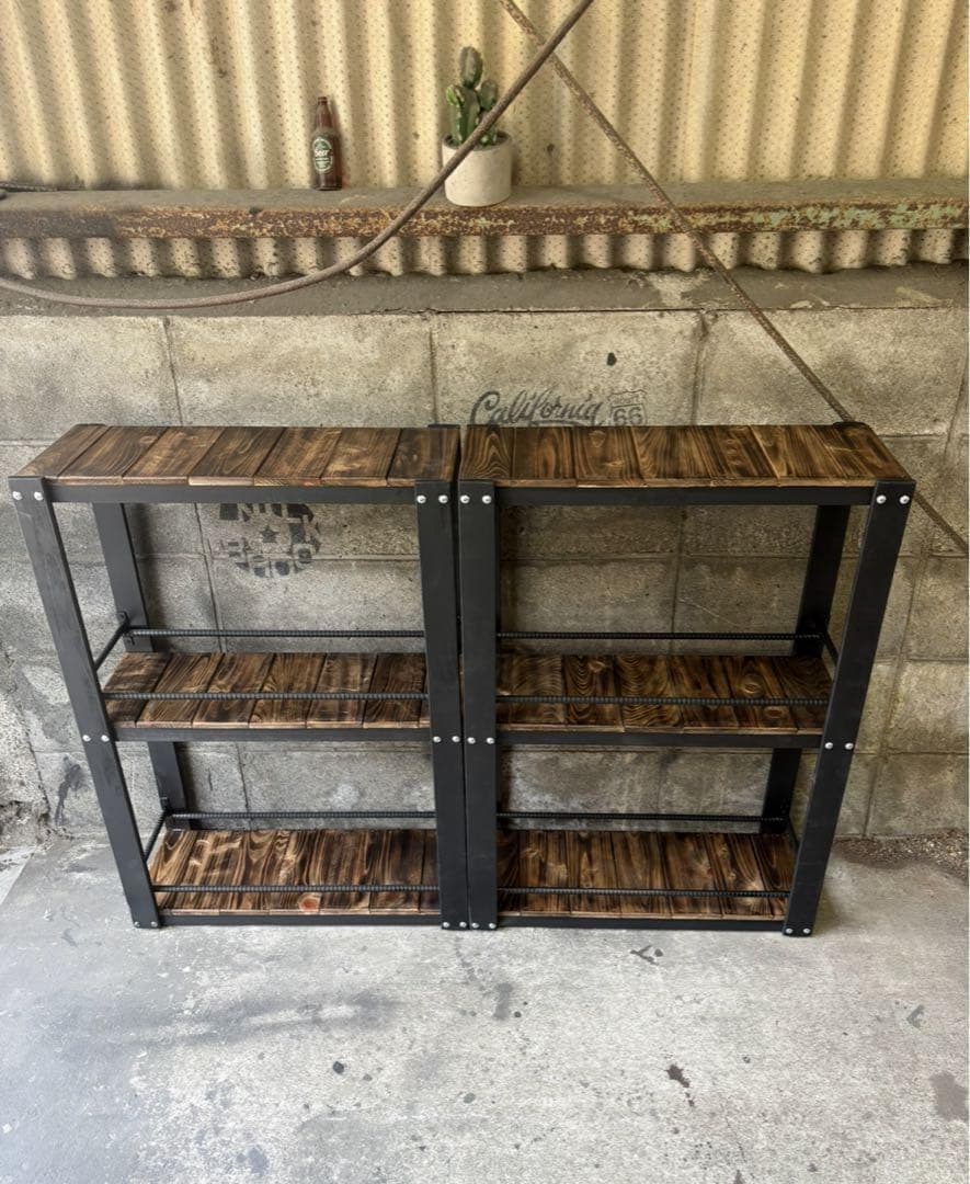 ウイスキーラック　上段バー無しタイプ　特大ウィスキーラック　飾り棚 1123