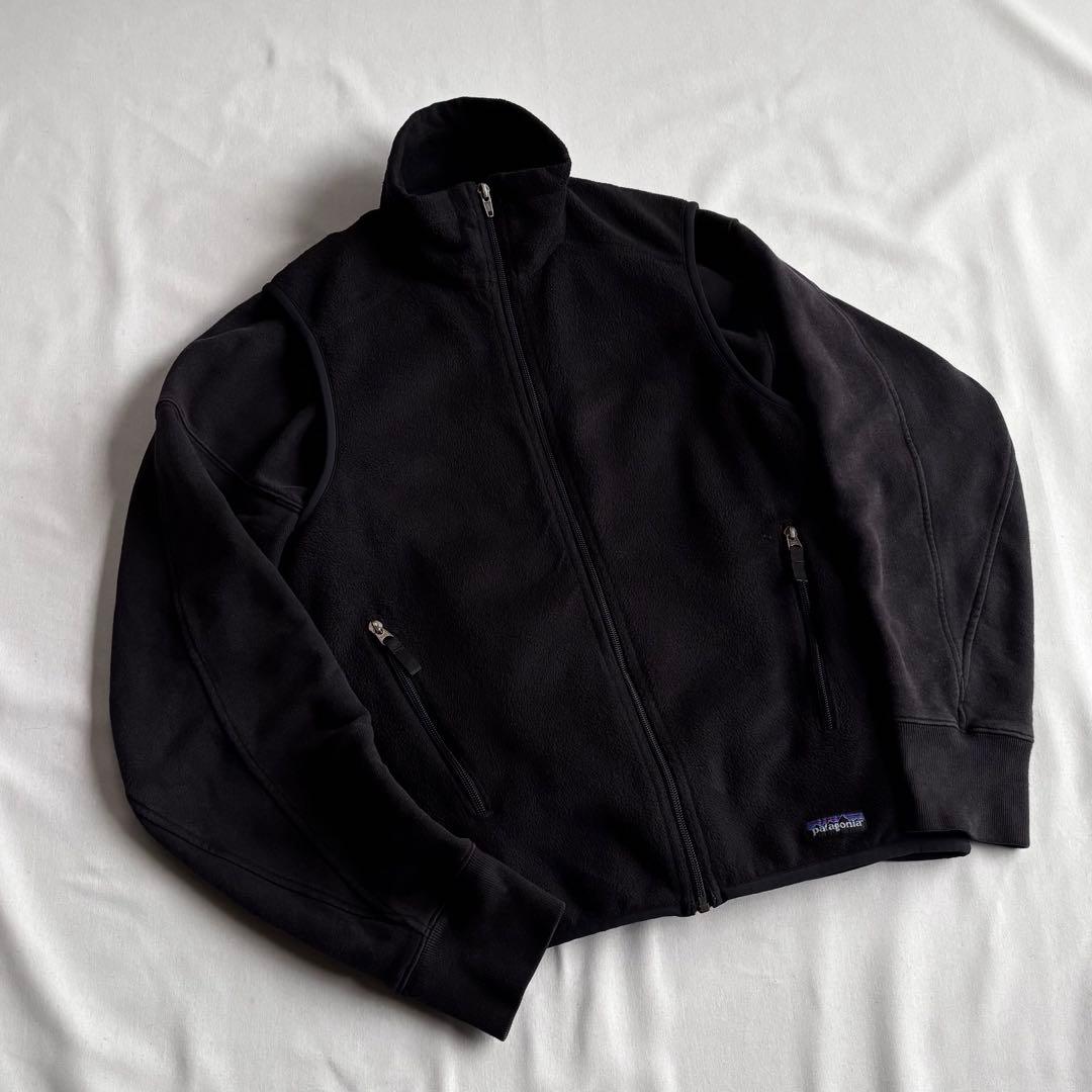 トップス 00s patagonia SYNCHILLA fleece vest BLK