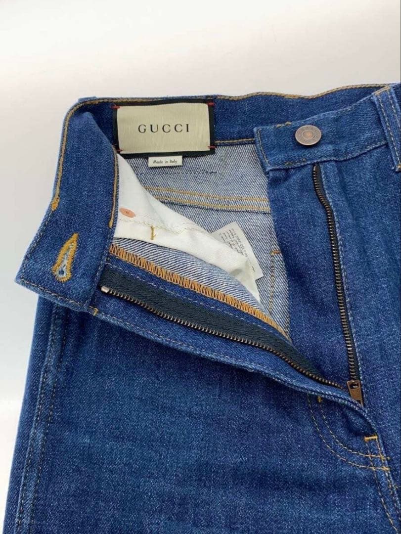 GUCCI キッズ ブーツカットデニムパンツ 624217 サイズ150（20）