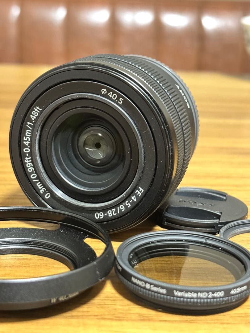 【NDフィルター付き】Sony SEL2860 ズームレンズ