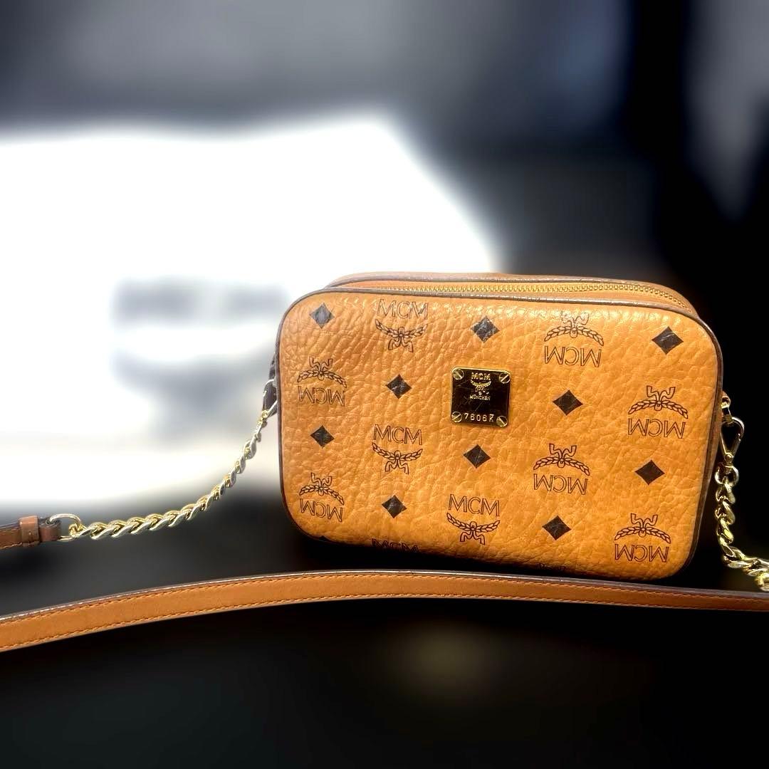 MCM ショルダーバッグ ブラウン ダストバッグ付き