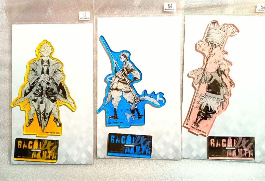 【3種セット/未開封】ガチアクタ　アクリルスタンド　アクスタ　原作