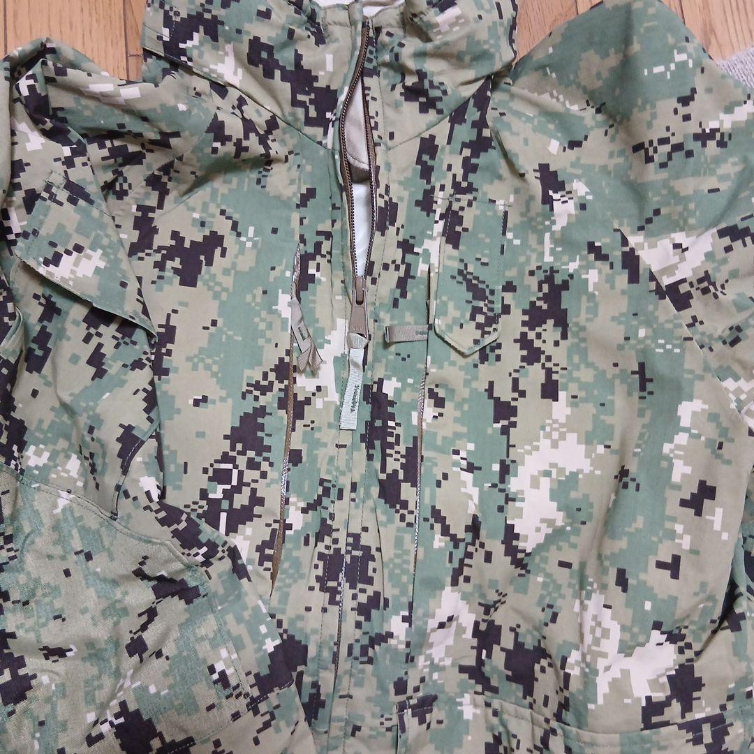 極上！US.NAVY NWU ゴアテックスパーカー　希少S-short