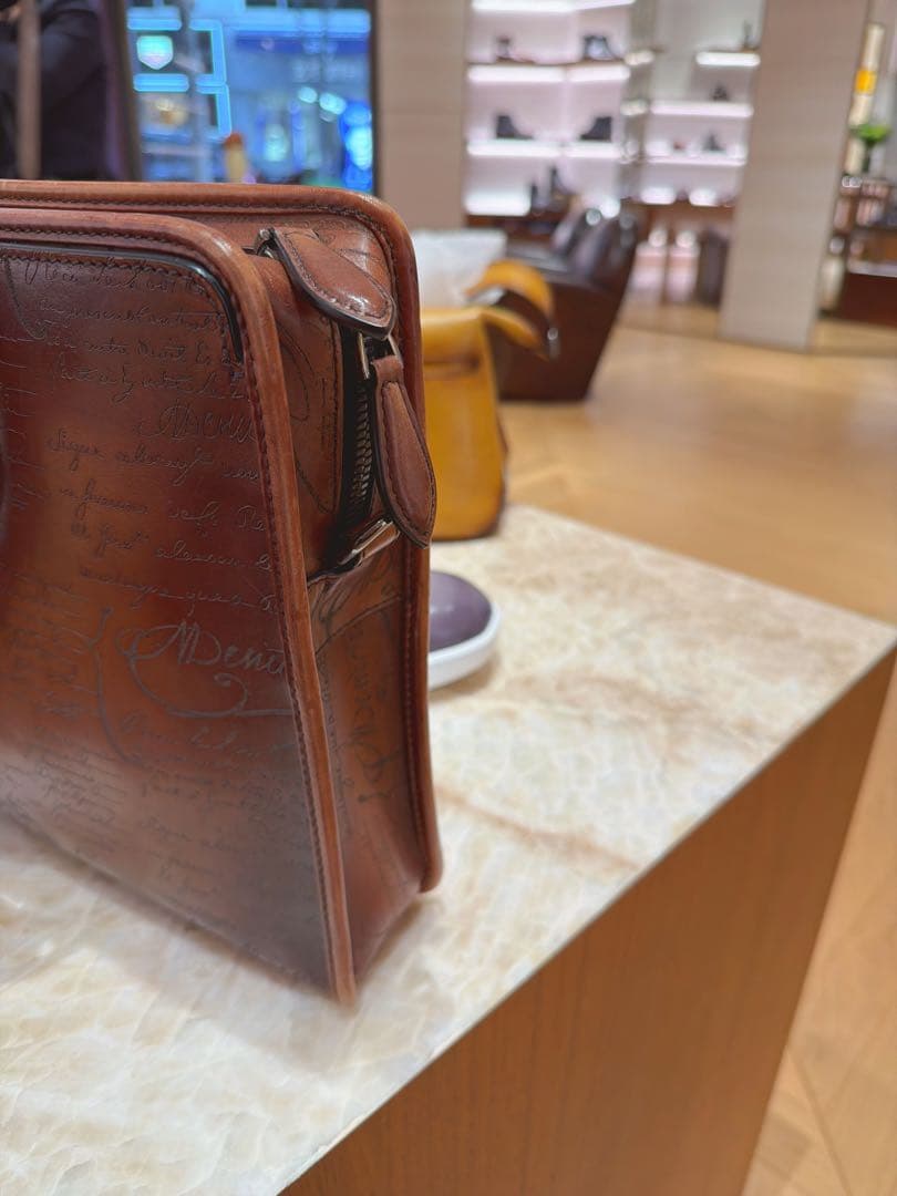 【定価62万希少5スタンプ】ベルルッティアンジュールトートバッグ　ビジネスバッグ