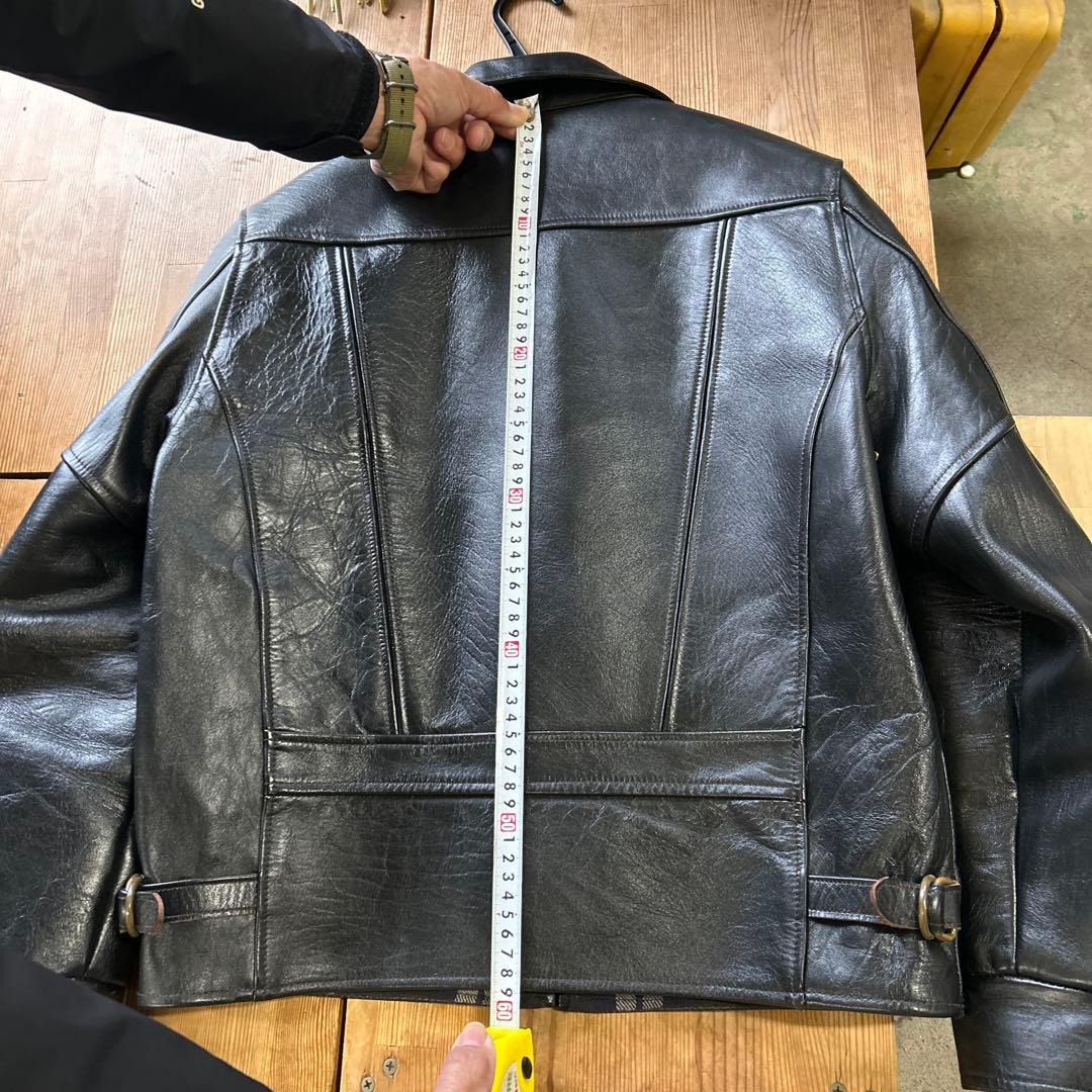 トロフィークロージング　シングルレザージャケット