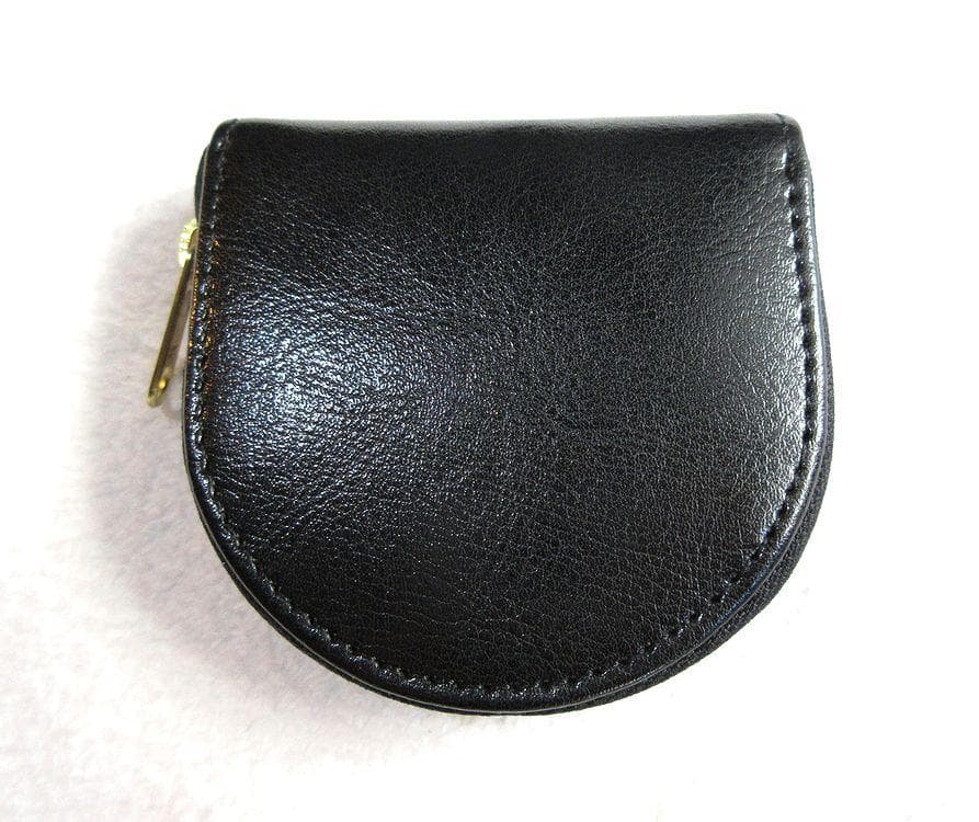 新品　皇居限定　本革ケース　人気黒　小銭入　菊葉文化協会