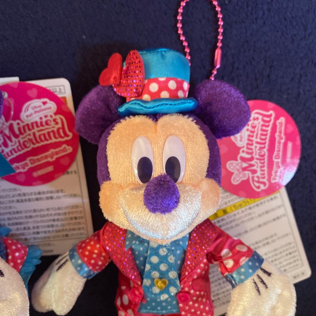 ミニーパルパルーザ　ファンダーランド　ぬいぐるみバッチ　セット