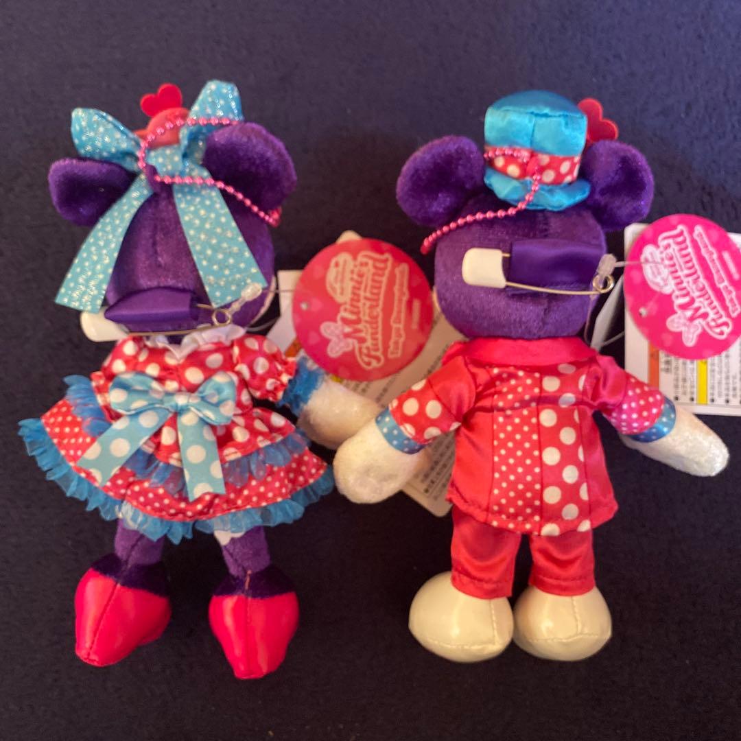 ミニーパルパルーザ　ファンダーランド　ぬいぐるみバッチ　セット