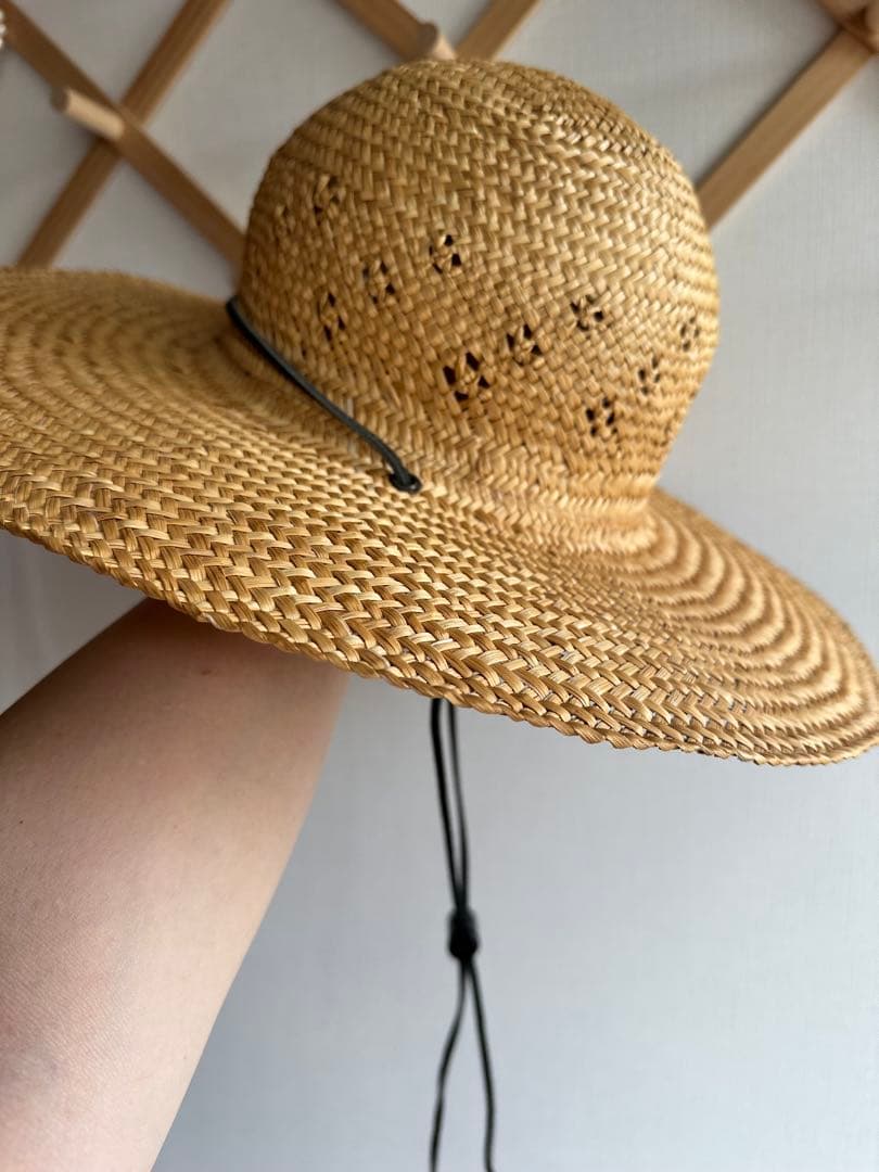 BROOKES BOSWELL つば広　麦わら帽子【19】
