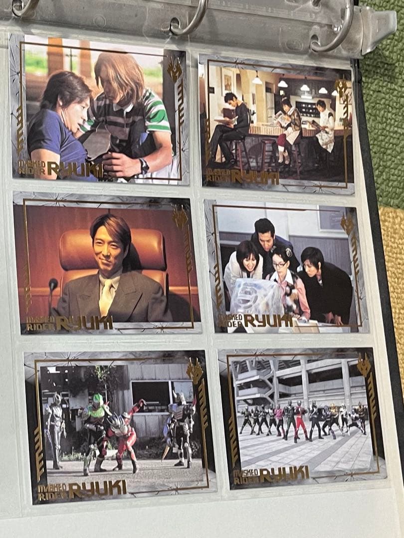 【当時物】仮面ライダー龍騎DVD全巻購入特典カードホルダー+封入トレカ