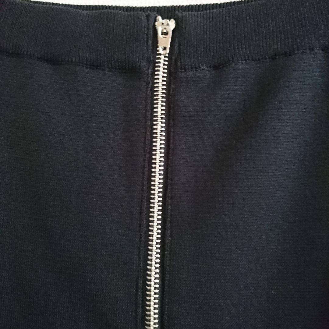 新品 SYSORUS×akko3839 タイトラッフルニットスカート ブラックL