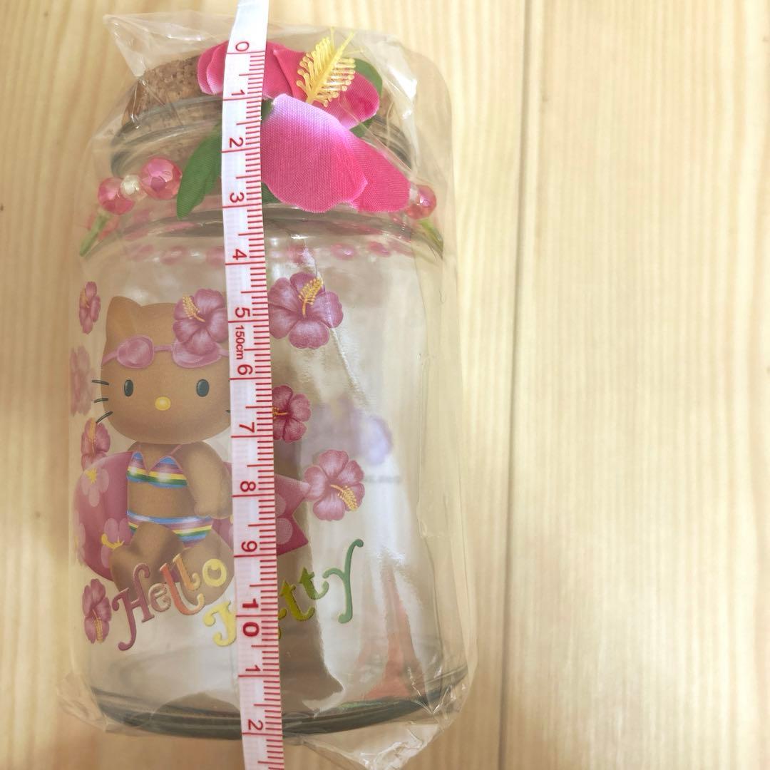 激レア　ハローキティ　ハイビスカス　サーフィンキティ　ビキニ　ビン　キャニスター